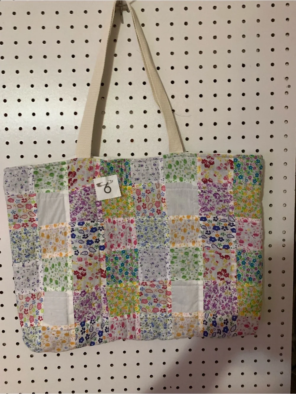 Floral Patchwork Tote Bag - Multi
